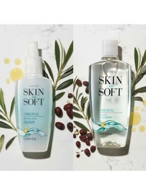 Avon Skin So Soft Bath Oil Spray + 500 ml Refill